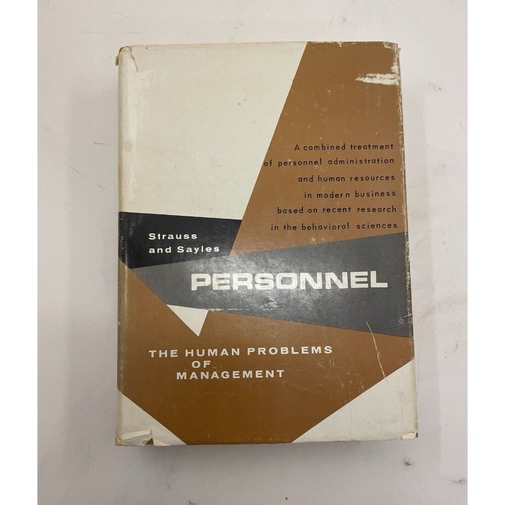 The Human Problems of Management – G+ 1960s Business Textbook Book